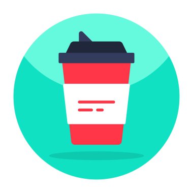 Düzenlenebilir bir paket içecek tasarımı simgesi 