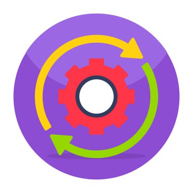 A premium download icon of setting update 