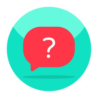 Modern design icon of help chat 