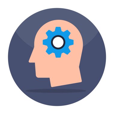 Beyin gelişiminin simge tasarımı 