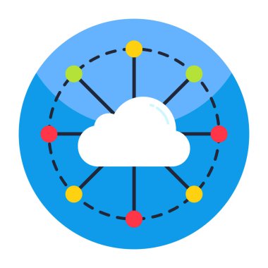 Perfect design icon of cloud connections 