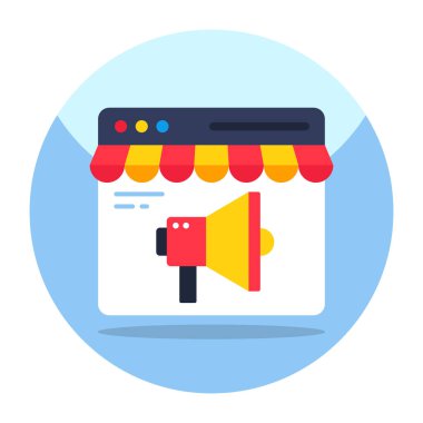 Vector design of web marketing 