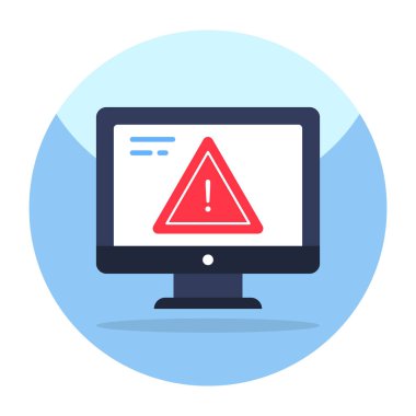 Modern design icon of system error 