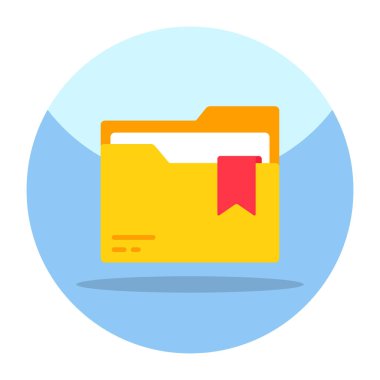 Premium download icon of bookmark folder 
