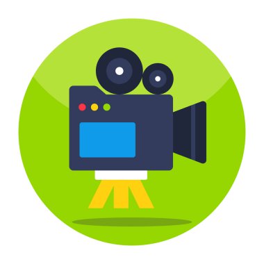 Modern design icon of video camera 