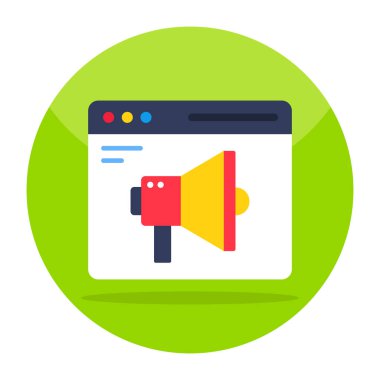 Modern design icon of web marketing 