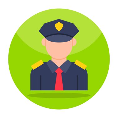 Perfect design icon of policeman 