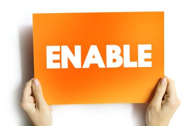 Metin kartını, kavram arkaplanını etkinleştir