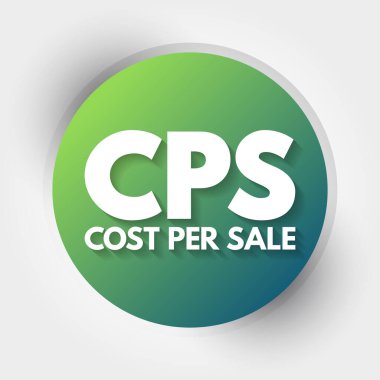 CPS - Satış Başına Maliyet kısaltması, iş konsepti geçmişi