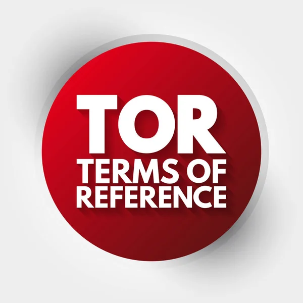 Tor Zakres Uprawnień Kontekst Pojęć Biznesowych — Wektor stockowy