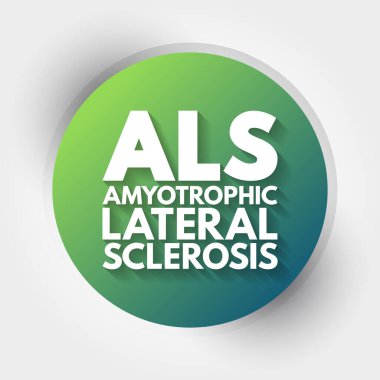 ALS - Amyotrofik Lateral Sclerosis kısaltması, tıbbi konsept geçmişi