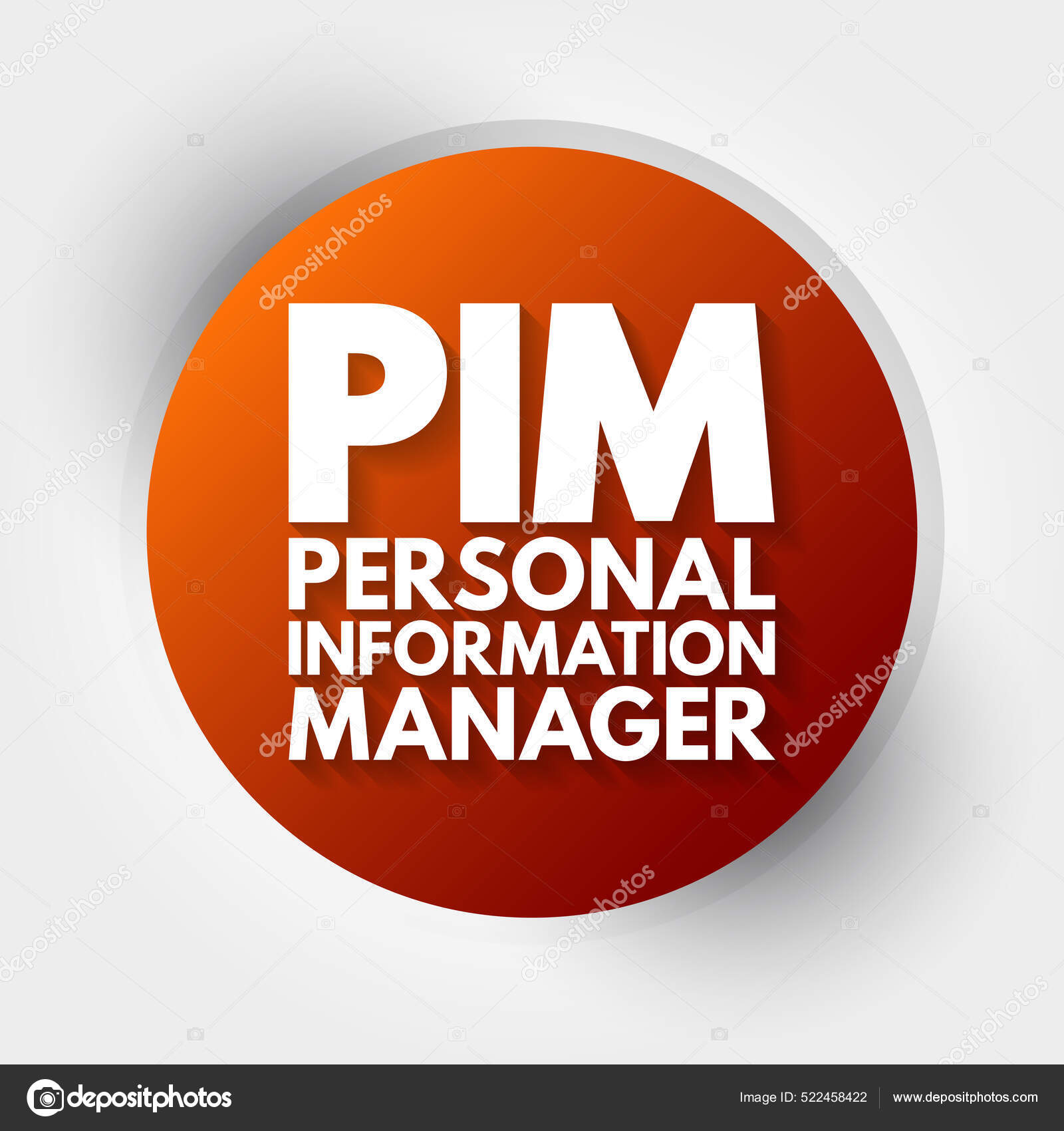 Pim Personal Information Manager Acronym Business Concept Background