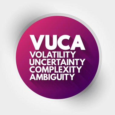 VUCA - Değişkenlik, Belirsizlik, Karmaşıklık, Belirsizlik kısaltması, iş konsepti geçmişi