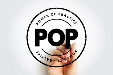 POP - İşaret, iş konsepti geçmişi olan kısaltma uygulamasının gücü