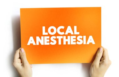 Kartta lokal anestezi metni alıntısı, tıbbi kavram geçmişi
