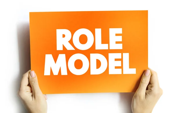 Kartta Rol Modeli Metni Alıntısı Kavram Arka Planı — Stok fotoğraf