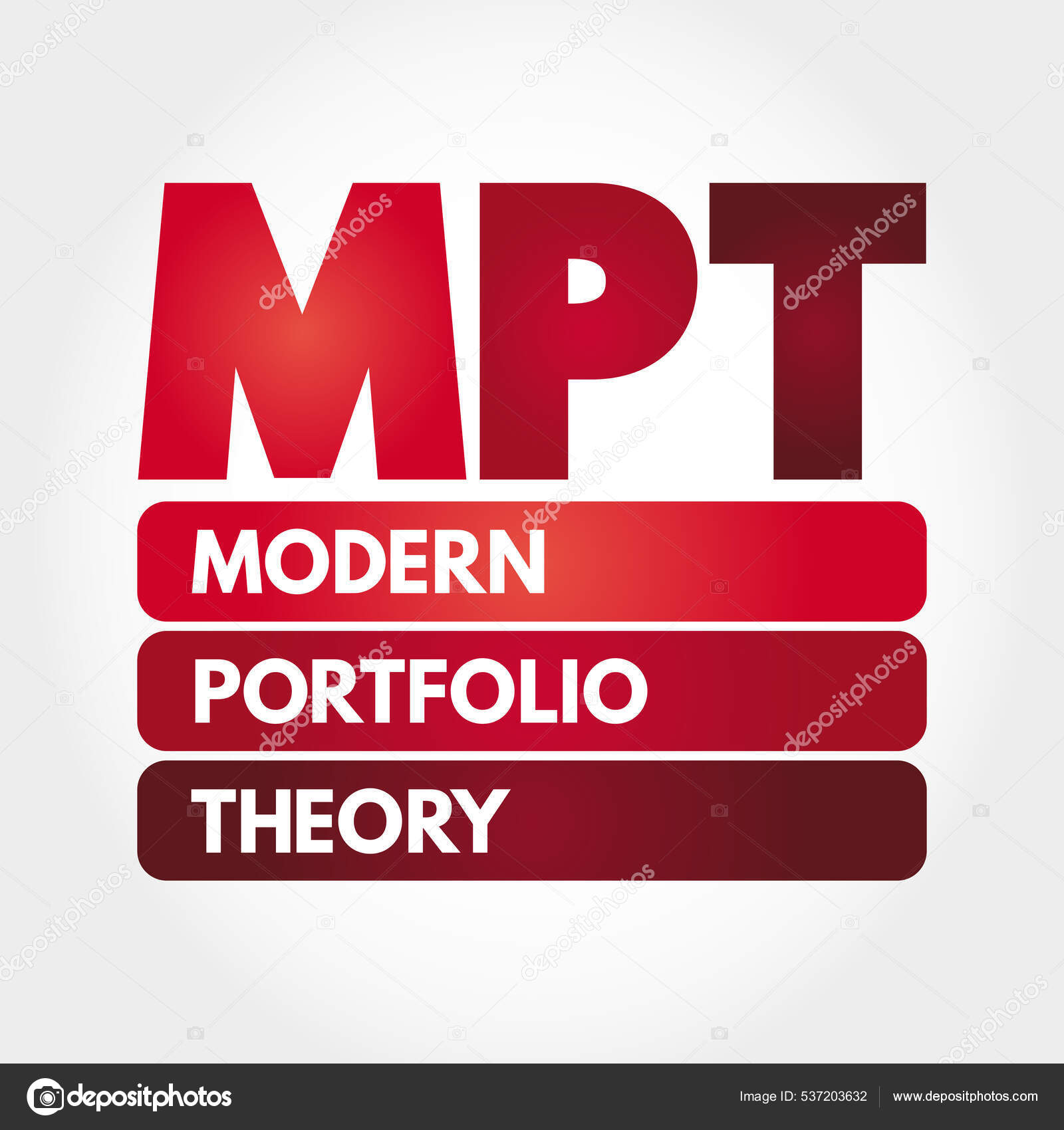 Mpt 现代投资组合理论简称商业概念背景图库矢量图©dizanna 537203632