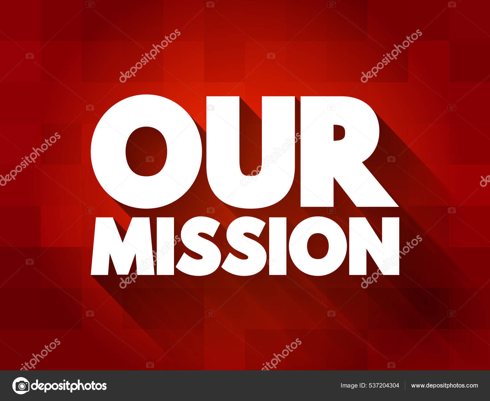Our Mission Text Business Concept Background Stock Vector by ©dizanna ...