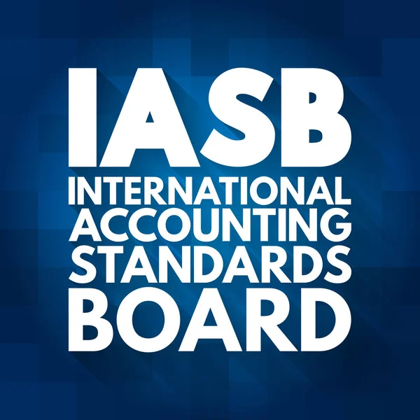IASB - Uluslararası Muhasebe Standartları Kurulu kısaltması, iş konsepti geçmişi