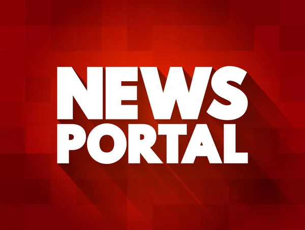 Haber Portal Metni Alıntısı Kavram Arkaplanı — Stok Vektör