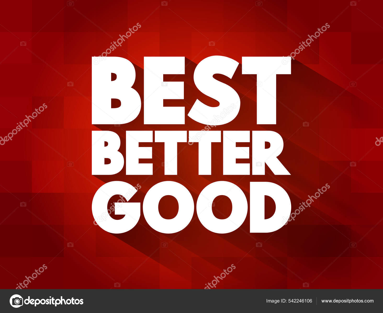 Best Better Good Text Quote Concept Background Stock Vector by ©dizanna ...