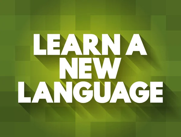Aprender Una Cita Texto Nuevo Idioma Fondo Concepto — Archivo Imágenes Vectoriales