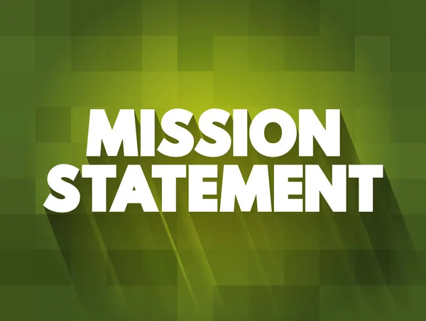 Mission Statement Tekst Citaat Concept Achtergrond — Stockvector