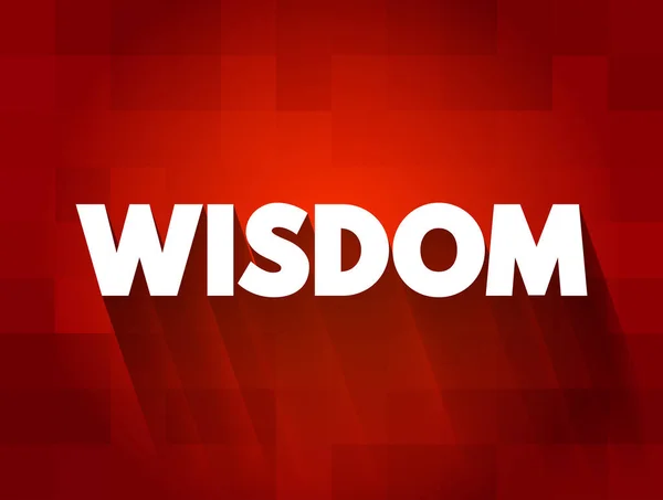 Bölcsesség Szöveg Idézet Koncepció Háttér — Stock Vector