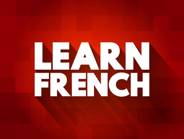 Вивчіть Цитату Французького Тексту Концепцію Походження — стоковий вектор