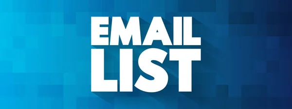 Email Λίστα Απόσπασμα Κειμένου Φόντο Έννοια — Διανυσματικό Αρχείο