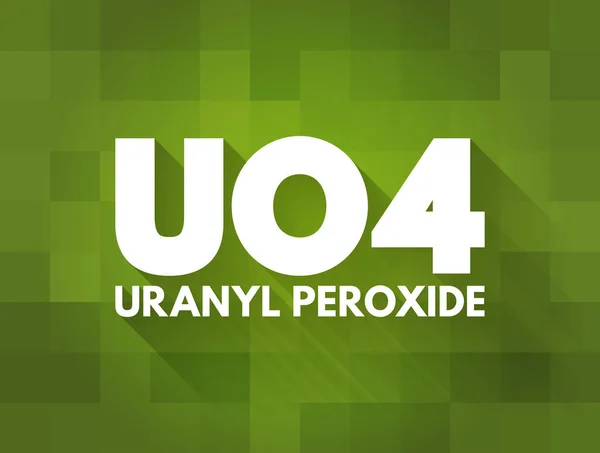 Uo4 과산화수소 컨셉트 — 스톡 벡터