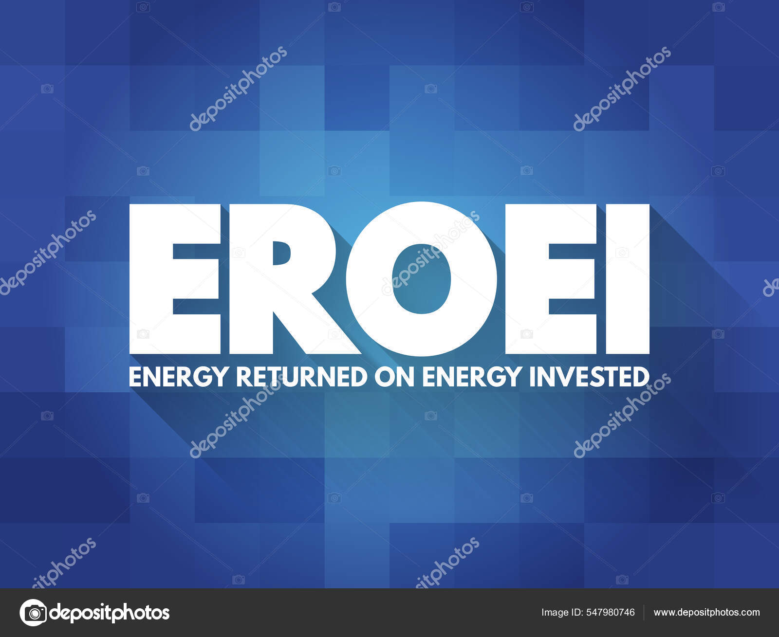 Eroei 能源投资回报率缩写缩写概念背景图库矢量图©dizanna 547980746