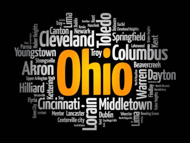 Ohio 'daki şehirlerin listesi, kelime bulutu konsepti geçmişi