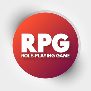 RPG - Rol yapma oyunu kısaltması, konsept arkaplan
