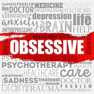 Saplantılı kelime bulut kolajı, sağlık konsepti geçmişi