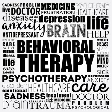 Davranış terapisi - davranışçılık ve bilişsel psikolojiden türetilmiş teknikleri kullanan klinik psikoterapiye atıfta bulunan terim