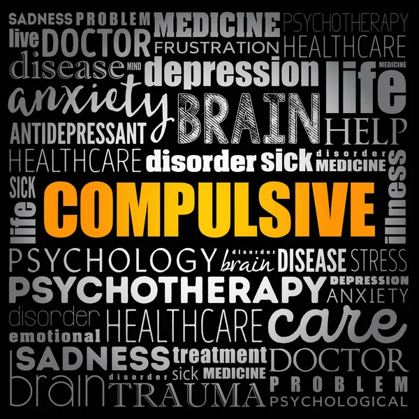Zorlayıcı kelime bulut kolajı, sağlık konsepti geçmişi
