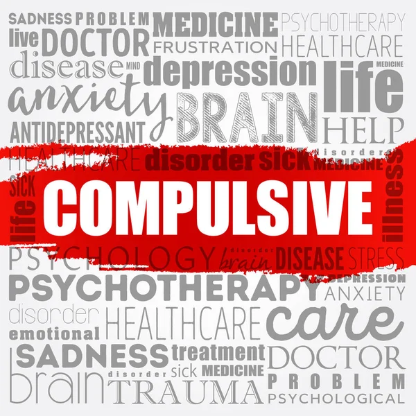 Zorlayıcı kelime bulut kolajı, sağlık konsepti geçmişi