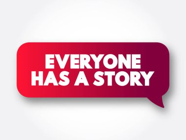 Herkesin bir mesaj balonu, konsept geçmişi vardır.