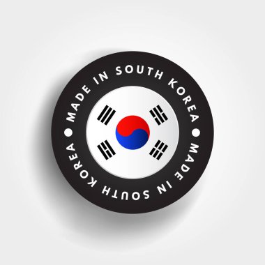 Güney Kore metin amblemi rozeti, kavram geçmişi