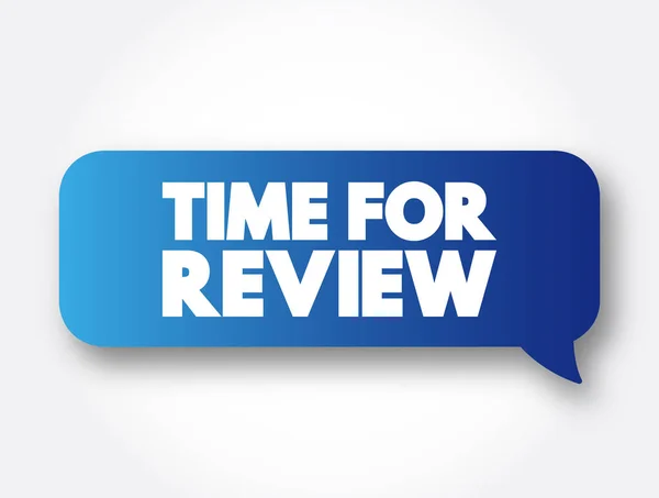 Time Review Sms Blase Konzept Hintergrund — Stockvektor