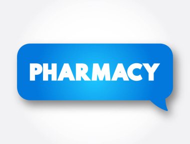 Eczane - Tıp bilimini kimya ve mesaj baloncuğuna bağlayan klinik sağlık bilimi