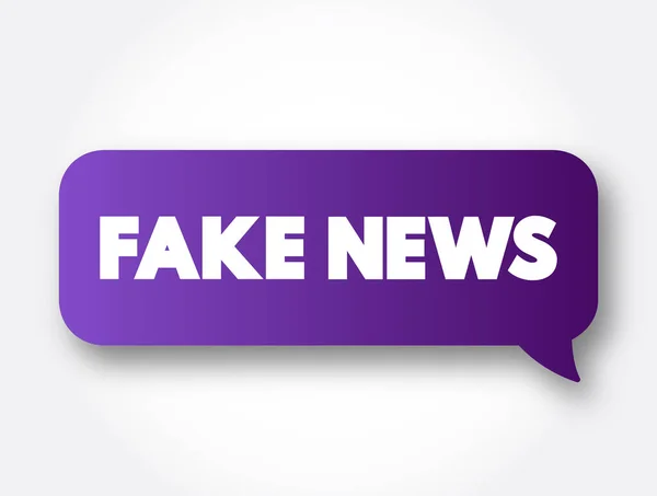 Fake News Sms Bericht Bel Concept Achtergrond — Stockvector