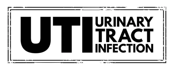 Uti 비뇨기과 Uti Urinary Tract Infection 프레젠테이션 보고를 컨셉트 — 스톡 벡터