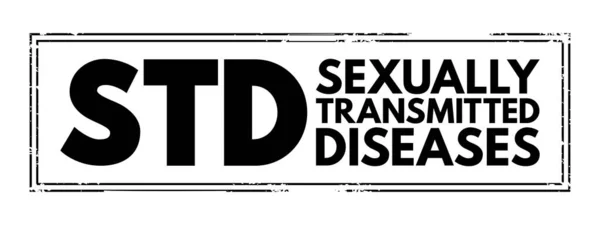 Ets Enfermedades Transmisión Sexual Infecciones Que Transmiten Una Persona Otra — Vector de stock