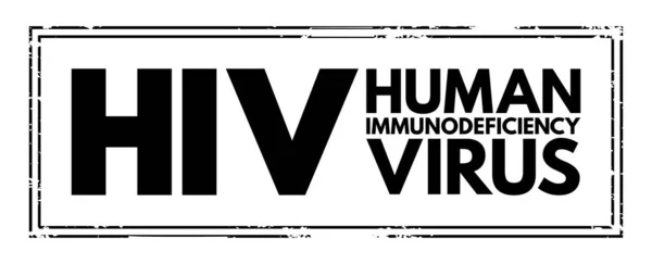 Hiv Nsan Bağışıklık Yetmezliği Virüsü Bağışıklık Sisteminizdeki Hücrelere Zarar Veren — Stok Vektör