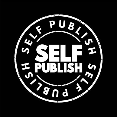 Kişisel Yayınla metin damgası, iş konsepti arkaplanı