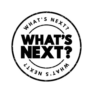 Sonraki Soru metin damgası, konsept arkaplan