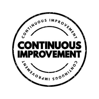 Aralıksız Geliştirme metin damgası, iş konsepti geçmişi