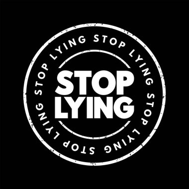 Yalan söylemeyi bırak mesaj damgası, kavram arkaplanı